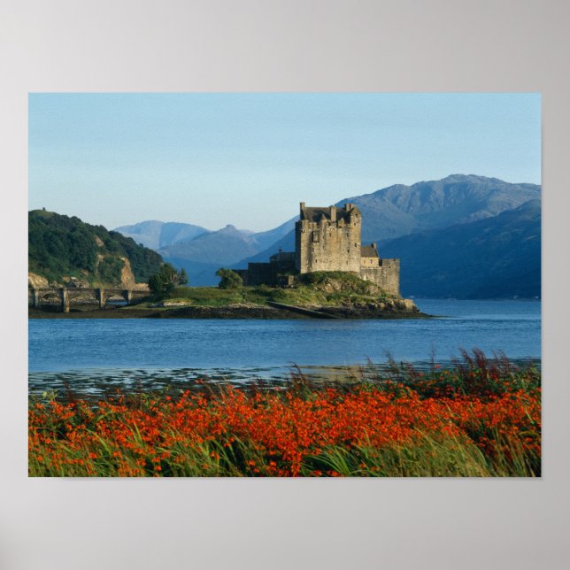 Poster Castelo Eilean Donan, Highlands, Escócia 3 (Frente)
