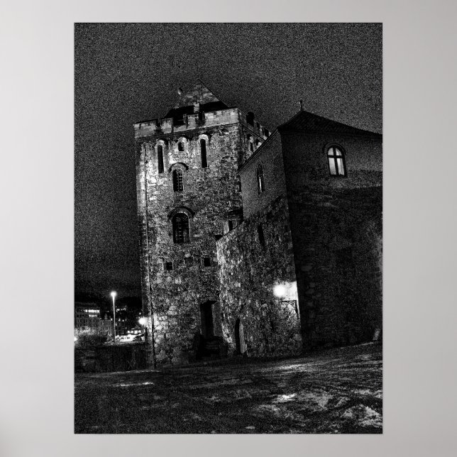 Póster Castelo em Bergen (Frente)