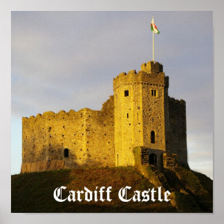 Póster Castelo em Sunset