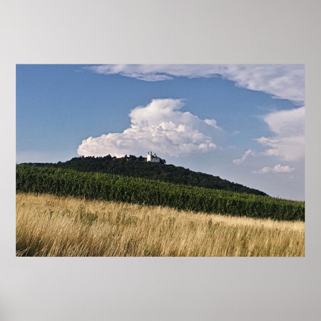 Poster Castelo em um Hill (Frente)