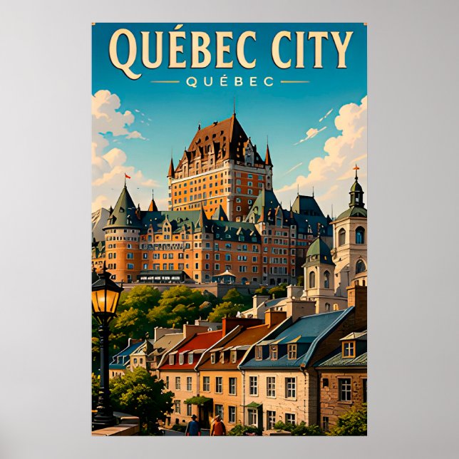 Poster 🏰 Castelo Frontenac de Quebec (Frente)