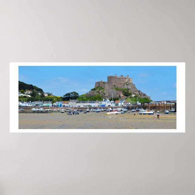 Póster Castelo Gorey e Mont Orgueil (Frente)