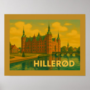 Poster Castelo Hillerød Dinamarca