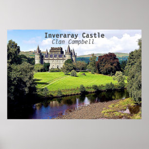 Poster Castelo Inveraray - Clan Campbell
