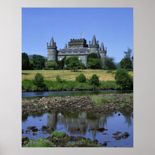 Póster Castelo Inverary, Strathclyde, Escócia