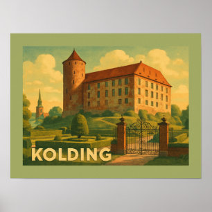 Poster Castelo Kolding Dinamarca