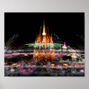 Poster Castelo mágico (10x8)