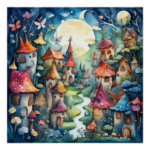 Póster Castelo mágico da Terra Fairyland