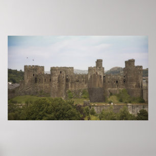 Póster Castelo majestoso de Conwy