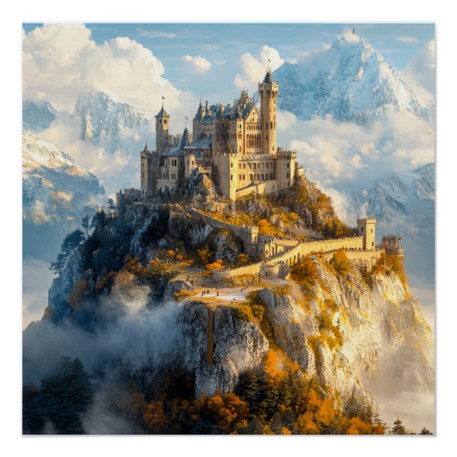 Póster Castelo Medieval (Frente)