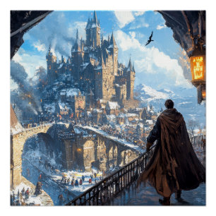 Póster Castelo Medieval