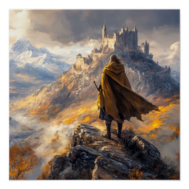 Póster Castelo Medieval (Frente)