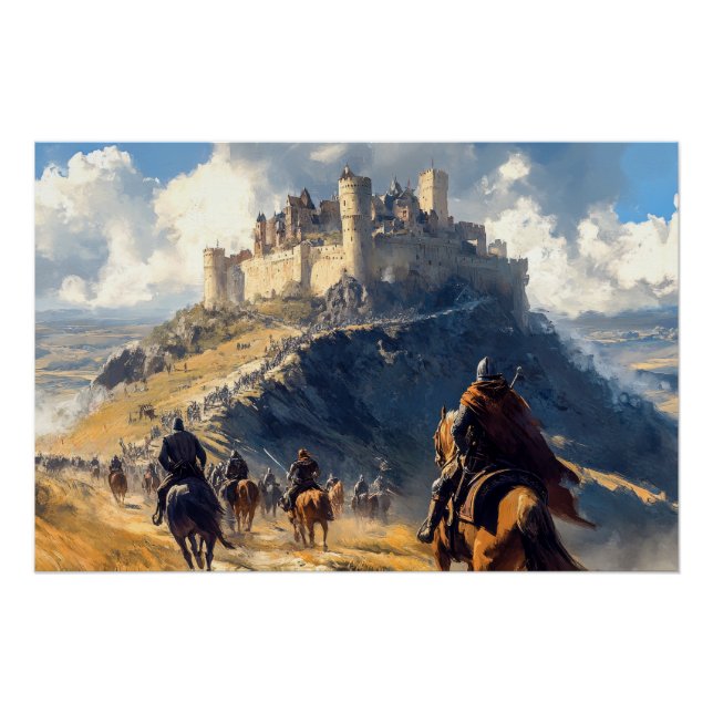 Póster Castelo Medieval (Frente)