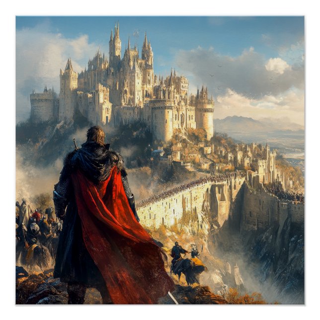 Póster Castelo Medieval (Frente)