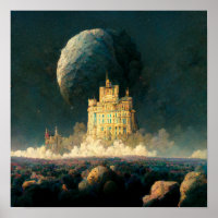 Castelo Na Borda Do Mundo Fantasia Sci-Fi