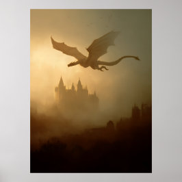 Poster Castelo Nebuloso do Dragão Dourado