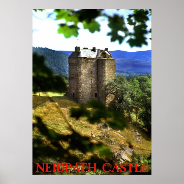 Poster castelo neidpath (Frente)