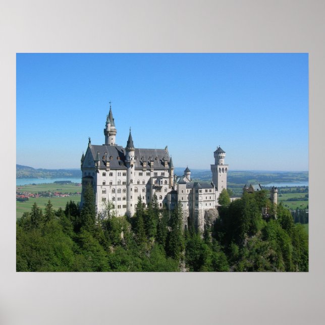 Póster Castelo Neuschwanstein (Frente)