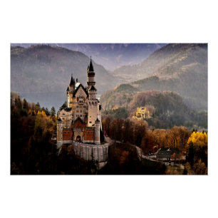 Póster Castelo Neuschwanstein Alemanha