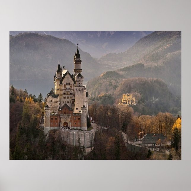 Poster Castelo Neuschwanstein Alemanha (Frente)