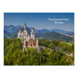 Póster Castelo Neuschwanstein, Alemanha