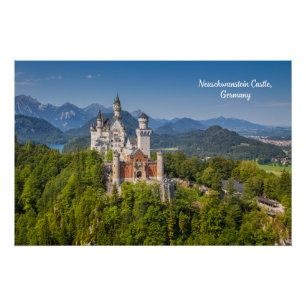 Póster Castelo Neuschwanstein, Alemanha