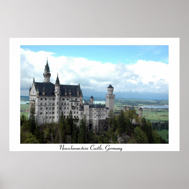 Póster Castelo Neuschwanstien na Baviera (Frente)