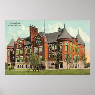 Póster Castelo novo, segundo grau do "castelo" de Indiana