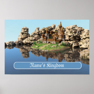Poster Castelo Personalizado para Crianças