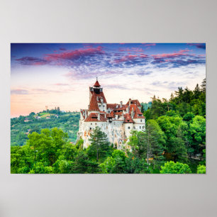 Póster Castelo Romania do farelo