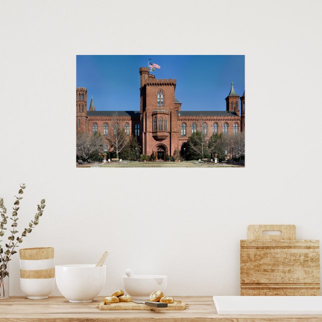 Póster Castelo Smithsonian em Washington, D.C. (Cozinha)