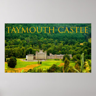 Póster castelo taymouth