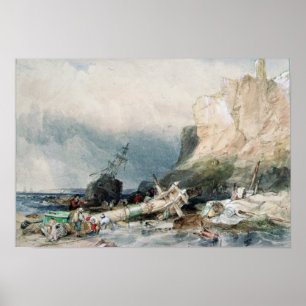 Póster Castelo, Tyne e desgaste de Tynemouth, com