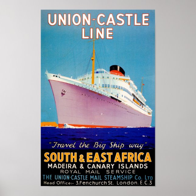 Poster Castelo Union ~ The Big Ship Way (Frente)