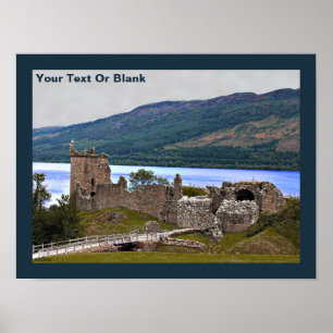 Poster Castelo Urqhart - Loch Ness