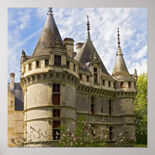 Poster castelo velho da fantasia medieval do viagem de