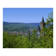 Castelo, Wernigerode, Saxônia-Anhalt, Alemanha