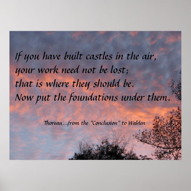 Póster Castelos no Ar (Frente)