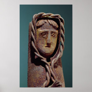 Póster Castiçal com uma figura de Jesus