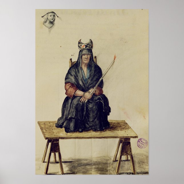 Póster Castigo de feiticeira (Frente)