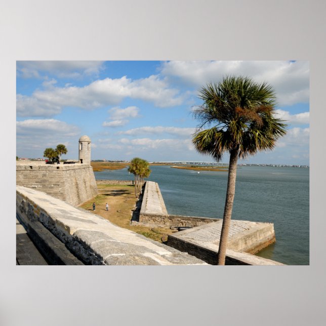 Póster castillo de san marcos (Frente)