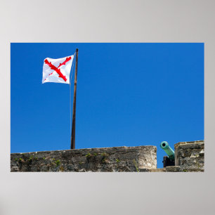 Poster Castillo de San Marcos, Monumento Nacional, Florid