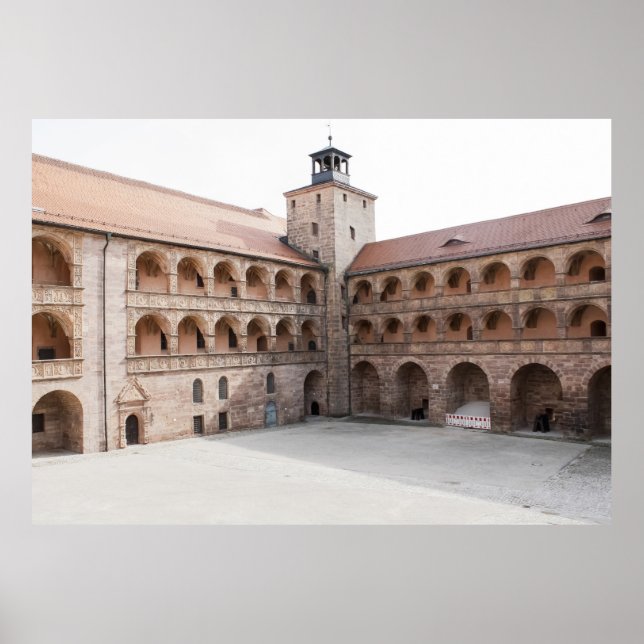 Poster Castle Courtyard (Frente)