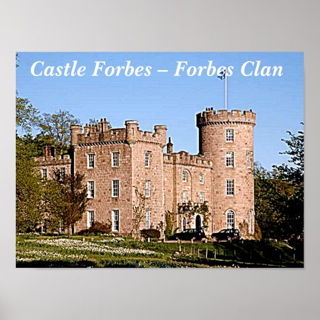 Póster Castle Forbes - Forbes Clan (Frente)