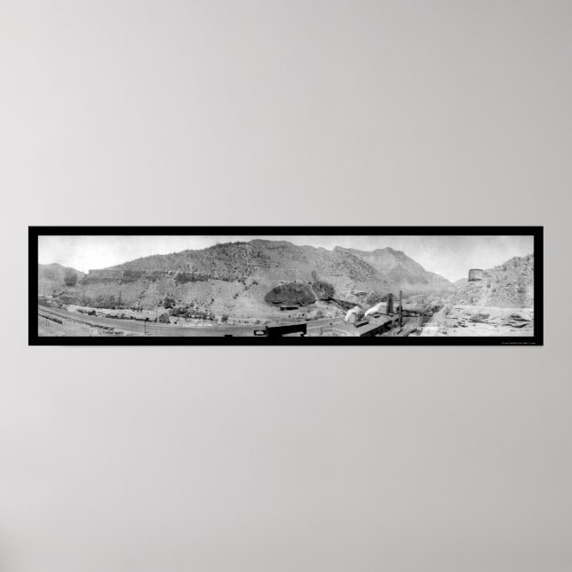 Póster Castle Gate Utah Mining Photo 1913 (Frente)