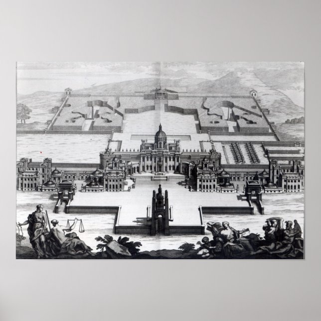 Póster Castle Howard, de Vitruvius Britannicus (Frente)