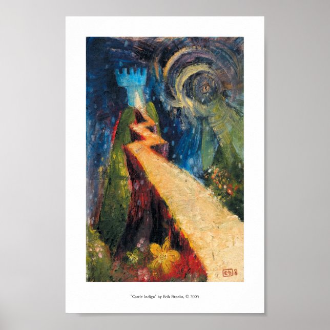 Poster Castle Indigo (Frente)