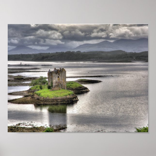 Póster Castle Stalker Appin Argyll Scotland (Frente)