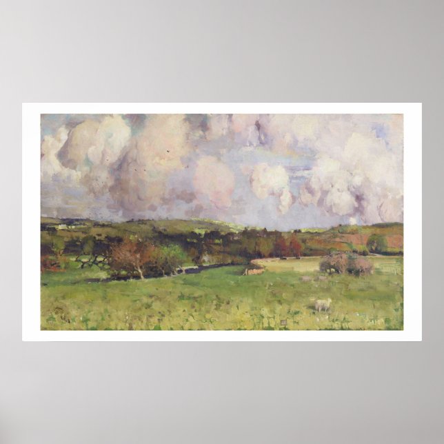 Póster Castlefern, c.1890-95 (óleo na canvas) (Frente)