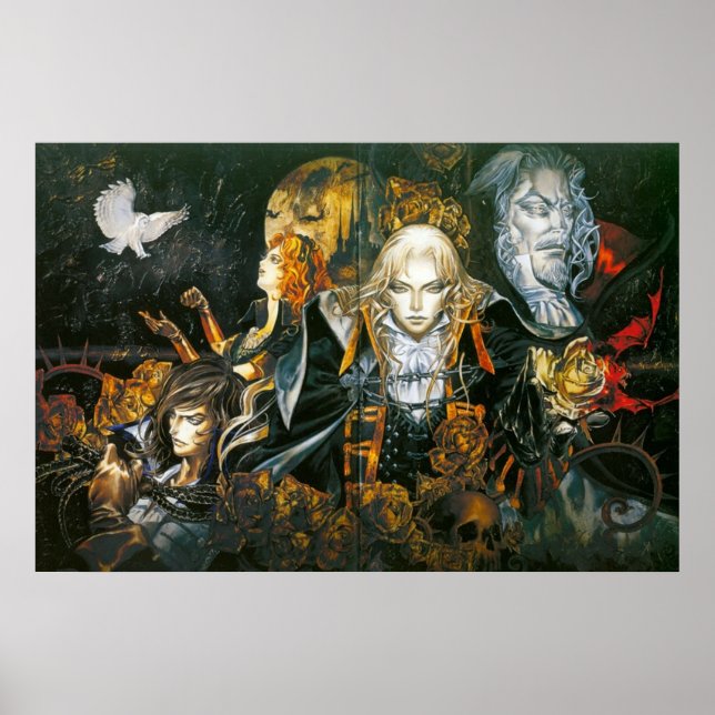 Poster CastleVania Vintage 8k (Frente)